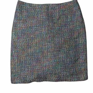 Coldwater Creek Multicolor Tweed Pencil Skirt Womens Size 16 NWT